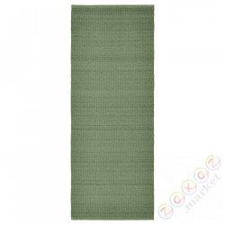 ⭐TIDTABELL⭐Коврик ровный, зеленый, 80x200 cm⭐ИКЕА-60573053