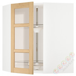 ⭐METOD⭐Пойдите с каруселью/стакан Drz, белый/Forsbacka дуб, 68x80 cm⭐ИКЕА-89509330