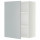 ⭐METOD⭐Навесной шкаф с полками, белый/Veddinge Серый, 60x80 cm⭐ИКЕА-49463254