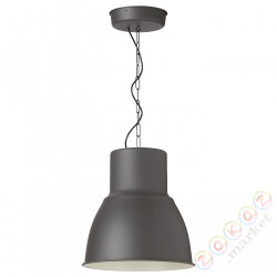 ⭐HEKTAR⭐Подвесной светильник, темно-серый, 38 cm⭐ИКЕА-40296108