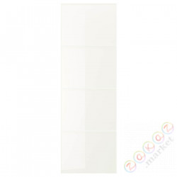 ⭐FARVIK⭐4 панели для каркаса Drzв и скольжение, белое стекло, 75x236 cm⭐ИКЕА-20250333