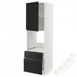 ⭐METOD / MAXIMERA⭐Утром доктора/2fr/Мы бы/в шу, белый/Upplöv матантрацит, 60x60x200 cm⭐ИКЕА-79494027