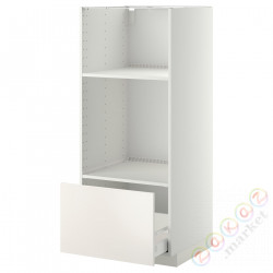 ⭐METOD / MAXIMERA⭐Шестой огромный/микро ящики, белый/Веддинге белый, 60x60x140 cm⭐ИКЕА-59923712