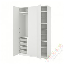 ⭐PAX / VIKANES⭐Комбинация шкафов, белый/белый, 150x60x236 cm⭐ИКЕА-49393402