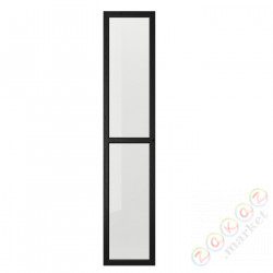 ⭐OXBERG⭐Дверь стаканане, черныйподражание. дуб, 40x192 cm⭐ИКЕА-50477368