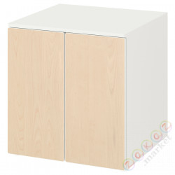 ⭐SMASTAD / PLATSA⭐Шкаф, белый береза/с1 полка, 60x57x63 cm⭐ИКЕА-79389795