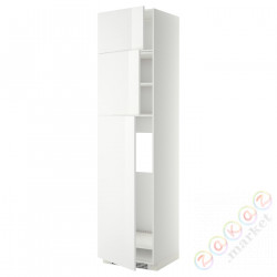 ⭐METOD⭐В ряду из 3 Drz, белый/Рингхульт белый, 60x60x240 cm⭐ИКЕА-99466194