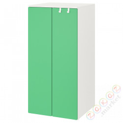 ⭐SMASTAD / PLATSA⭐Гардероб, белый/зеленый, 60x57x123 cm⭐ИКЕА-19430137