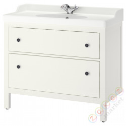 ⭐HEMNES / RUTSJON⭐Sзаf umyw сящики/umyw/bateria, белый, 102x49x95 cm⭐ИКЕА-89546827