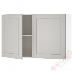 ⭐KNOXHULT⭐Навесной шкаф сдверь, Серый, 120x75 cm⭐ИКЕА-00326796