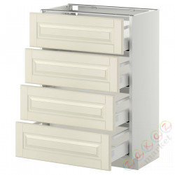 ⭐METOD / MAXIMERA⭐Бывший 4 пт/4шу, белый/Bodbyn сливочный, 60x37 cm⭐ИКЕА-89026327