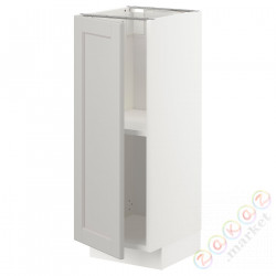 ⭐METOD⭐Кабинет ул./полки, белый/Lerhyttan светло-серый, 30x37 cm⭐ИКЕА-29466705