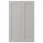 ⭐LERHYTTAN⭐Затвор 2 шт., светло-серый, 25x80 cm⭐ИКЕА-00461497