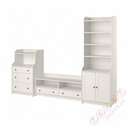 ⭐HAUGA⭐TV/комбинация полок, белый, 277x46x199 cm⭐ИКЕА-19388440