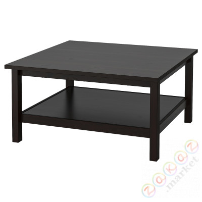 ⭐HEMNES⭐Кофейный столик, Черно-коричневый, 90x90 cm⭐ИКЕА-10176292