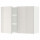 ⭐METOD⭐Навесной шкаф с полками/2 дверь, белый/Ringhult светло-серый, 80x60 cm⭐ИКЕА-99466844