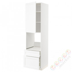 ⭐METOD / MAXIMERA⭐Утром доктора/2fr/Мы бы/в шу, белый Enköping/белый имитация дерева, 60x60x220 cm⭐ИКЕА-39473574