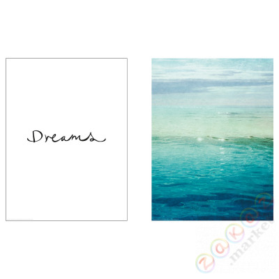 ⭐BILD⭐Плакат, Surfing Dreams, 30x40 cm⭐ИКЕА-40442020