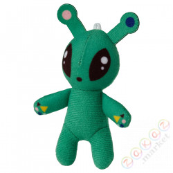⭐AFTONSPARV⭐Мягкая игрушка, маленький kosmita/зеленый, 10 cm⭐ИКЕА-50562427