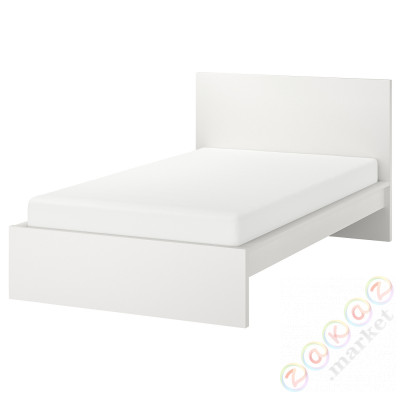 ⭐MALM⭐Корпус кровати, высоко, белый/Лурёй, 120x200 cm⭐ИКЕА-99009558