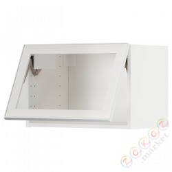 ⭐METOD⭐Шесть предметов Drсстакан кнопка открытия, белый/Hejsta белое прозрачное стекло, 60x40 cm⭐ИКЕА-19490579