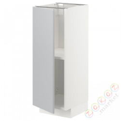 ⭐METOD⭐Кабинет ул./полки, белый/Veddinge Серый, 30x37 cm⭐ИКЕА-19468309