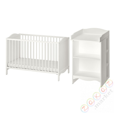 ⭐SMAGORA⭐2cснабор mebli dla niemowląt, белый, 60x120 cm⭐ИКЕА-29506117