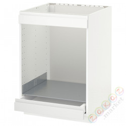 ⭐METOD / MAXIMERA⭐Поднос для стола + духовка с ящиками, белый/Voxtorpматовый белый, 60x60 cm⭐ИКЕА-29166716