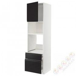 ⭐METOD / MAXIMERA⭐я шел/микр сDrz/2 шу, белый/Upplöv матантрацит, 60x60x220 cm⭐ИКЕА-29492846