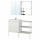 ⭐ENHET / TVALLEN⭐Мебель для ванной, набор. 15 шт.., белый/Pilkån аккумулятор, 122x43x87 cm⭐ИКЕА-29440329