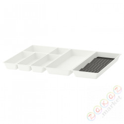 ⭐UPPDATERA⭐Лоток na шт.ućce+przyb/przegr przypr, белый/антрацит, 72x50 cm⭐ИКЕА-29501068