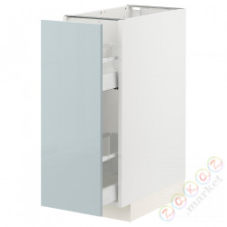 ⭐METOD / MAXIMERA⭐Кабинет ул./wysuwане wyposażenт.е.доб, белый/Kallarp jasnoсерый-синий, 30x60 cm⭐ИКЕА-29479637