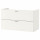 ⭐GODMORGON⭐Шкаф под раковину с 2 ящики, Кашён белый, 100x47x58 cm⭐ИКЕА-00387657