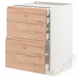 ⭐METOD / MAXIMERA⭐Sсstj 2fr/2n/śr/в шу, белый/Voxtorpподражание. дуб, 60x60 cm⭐ИКЕА-89402857