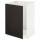⭐METOD⭐Шкаф под раковину, белый/Кунгсбака антрацит, 60x60 cm⭐ИКЕА-09465405