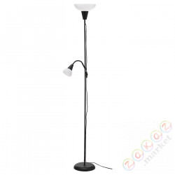 ⭐TAGARP⭐Наполная лампа/читать, черный/белый⭐ИКЕА-40486387