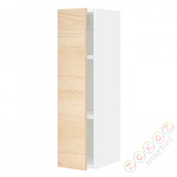 ⭐METOD⭐Навесной шкаф с полками, белый/Askersund яркий узор ясеня, 20x80 cm⭐ИКЕА-19461685