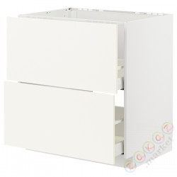 ⭐METOD / MAXIMERA⭐Стандартный злотый + 2 цифры/2шу, белый/Vallstena белый, 80x60 cm⭐ИКЕА-59507177