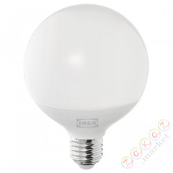 ⭐SOLHETTA⭐Żarówka LED E27 1055 люмен, может быть затемнен/опал белый шар, 95 mm⭐ИКЕА-90498694