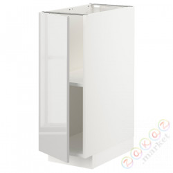 ⭐METOD⭐Кабинет ул./полки, белый/Ringhult светло-серый, 30x60 cm⭐ИКЕА-49466851