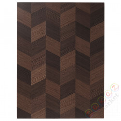 ⭐HASSLARP⭐Дверь, коричневый шаблон, 60x80 cm⭐ИКЕА-20404788