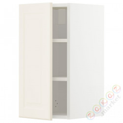 ⭐METOD⭐Навесной шкаф с полками, белый/Bodbyn сливочный, 30x60 cm⭐ИКЕА-09464769