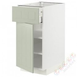 ⭐METOD / MAXIMERA⭐Кабинет stj/дверь, белый/Stensund светло-зеленый, 40x60 cm⭐ИКЕА-49486929