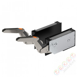 ⭐UTRUSTA⭐Петля с амортизатором для Drzв и горизонтально, черный⭐ИКЕА-70462479