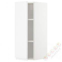 ⭐METOD⭐Навесной шкаф с полками, белый/Voxtorpматовый белый, 30x80 cm⭐ИКЕА-89457411