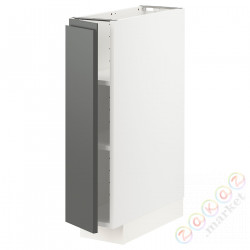 ⭐METOD⭐Кабинет ул./полки, белый/Voxtorpтемно-серый, 20x60 cm⭐ИКЕА-39460246