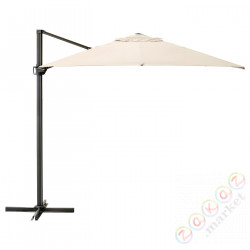 ⭐SEGLARO⭐ZawieТишеny parasol, бежевый/с уклоном, 330x240 cm⭐ИКЕА-30387868