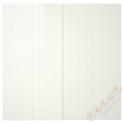 ⭐HASVIK⭐Drzв и скольжение, глянцевый белый, 200x236 cm⭐ИКЕА-90521557