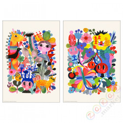 ⭐BILD⭐Плакат, kolory szчастиa, 21x30 cm⭐ИКЕА-90533188