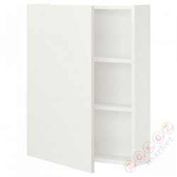 ⭐ENHET⭐настенный шкаф 2полки/дверь, белый, 60x17x75 cm⭐ИКЕА-79323667